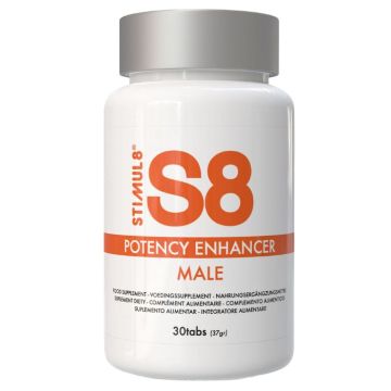 Kapsule S8 Potency Enhancer 30/1 za povečanje moči in vzdržljivosti ter izboljšanje spolne funkcije.