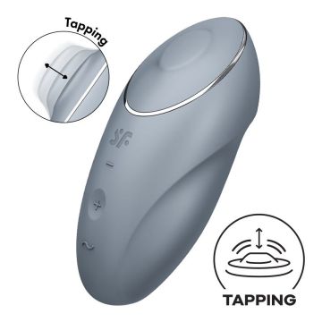 KLITORALNI STIMULATOR Satisfyer Tap & Climax 1 Grey