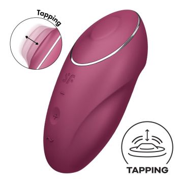 KLITORALNI STIMULATOR Satisfyer Tap & Climax 1 Red