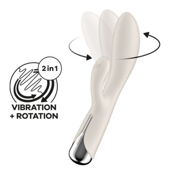 VIBRATOR RABBIT Satisfyer Spinning Rabbit 1 White